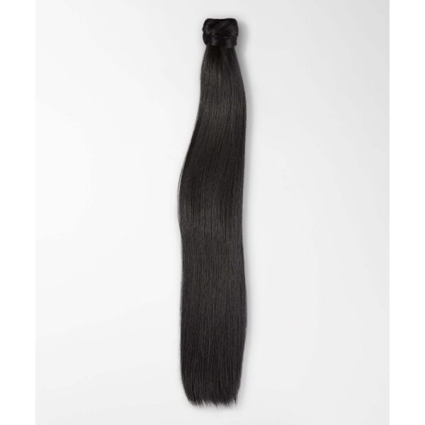 Rapunzel of Sweden Vegan Fibre Clip-in Ponytail Straight  1.0 Black 40