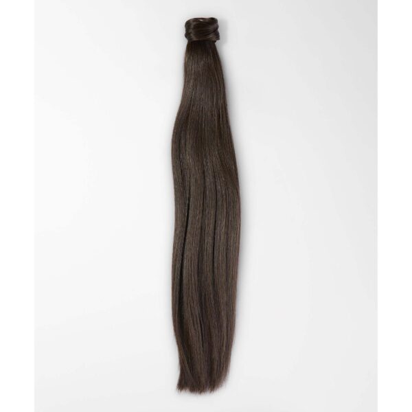 Rapunzel of Sweden Vegan Fibre Clip-in Ponytail Straight  2.3 Chocolat