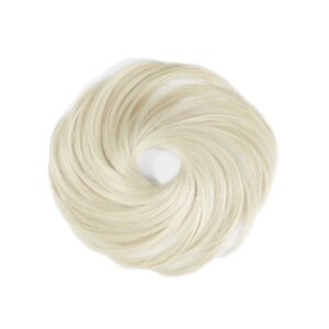 Rapunzel of Sweden Vegan Fibre Hair Scrunchie 10.10 Platinum Blonde