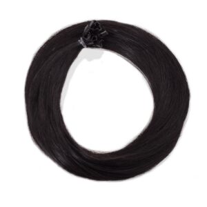 Rapunzel of Sweden Nail Hair  Premium Straight 40 cm 1.2 Black Brown