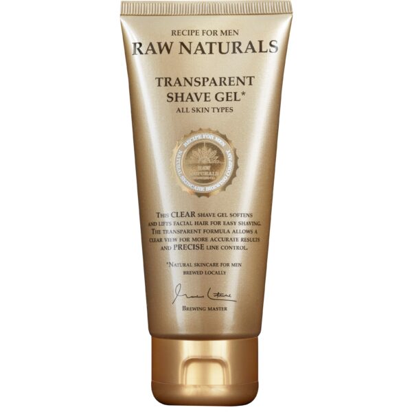 Raw Naturals   Transparent Shaving Gel 100 ml