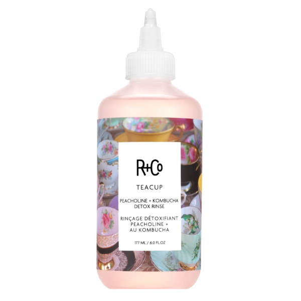 R+Co Teacup Peacholine + Kombucha Detox Rinse 177 ml