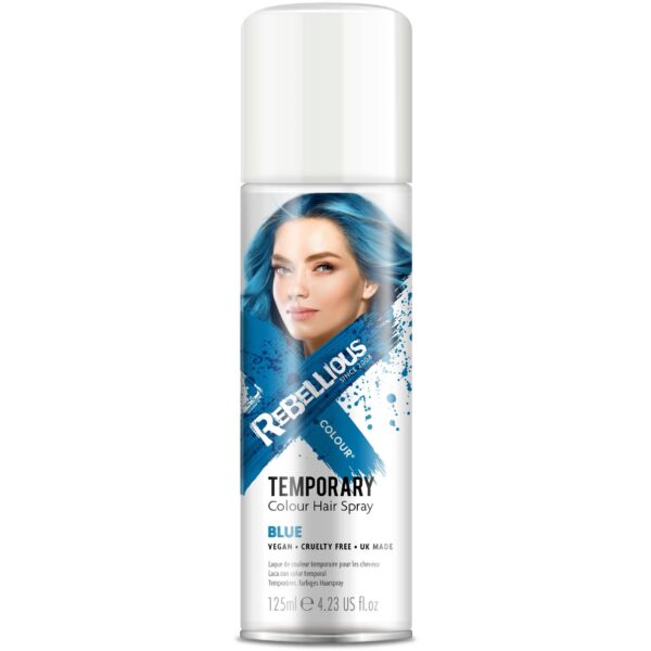 Rebellious Colour Hair Spray Blue