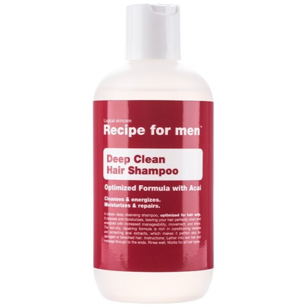 Recipe for men   Deep Clean Hair Shampoo  250 ml