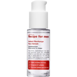 Recipe for men Instant Recharge Face Serum 30 ml