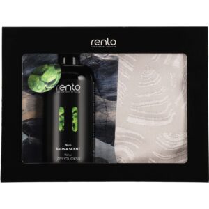 Rento Gift Set Sauna Scent & Sauna Seat Cover Birch