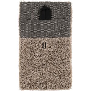 Rento Linen Terry Wash Mitten 14x24 cm Black/Linen