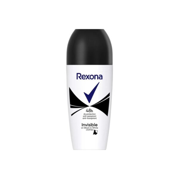 Rexona 48h Invisible on black and white clothes roll-on 50 ml