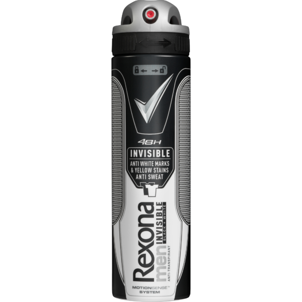 Rexona Men Invisible On Black & White Clothes Spray 150 ml