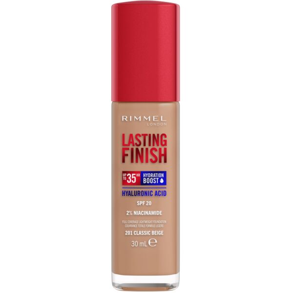 Rimmel Lasting Finish Full Coverage Foundation 201 Classic Beige