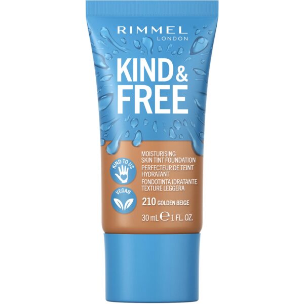 Rimmel Kind & Free Liquid Foundation Golden Beige 210