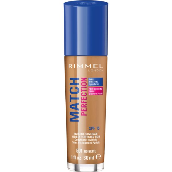 Rimmel Match Perfection Foundation 501 Noisette