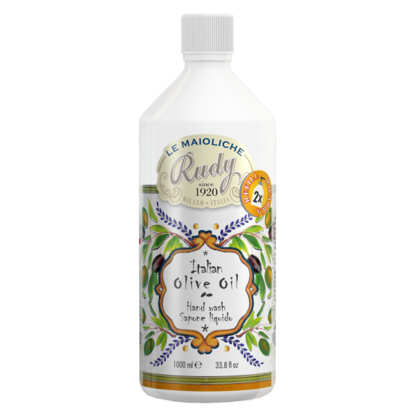 Rudy Italian Olive Oil Le Maioliche Hand Wash Refill 1000 ml