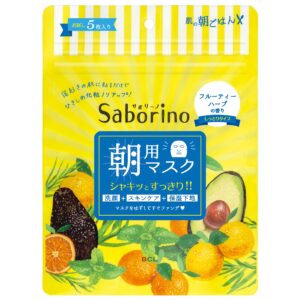 Saborino Morning Facial Sheet Mask  5 stk