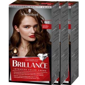 Schwarzkopf Brillance 862 Natural Brow 3-pack