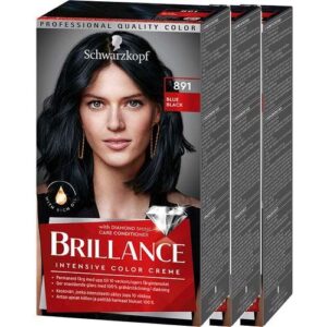 Schwarzkopf Brillance 891 Blue Black 3-pack