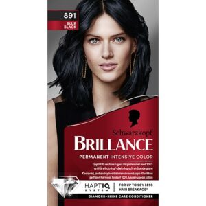 Schwarzkopf Brillance  Hair Color 891 Blue Black