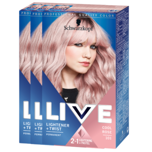 Schwarzkopf Live  101 Cool Rosé 3-pack