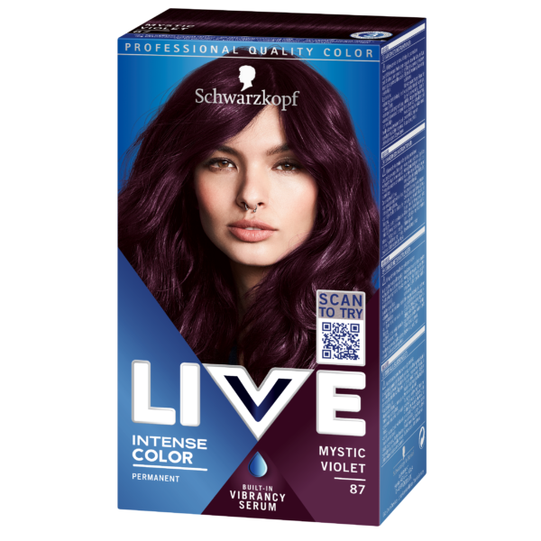 Schwarzkopf LIVE Intense Color  87 Mystic Violet