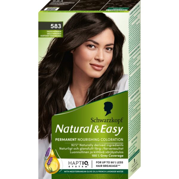 Schwarzkopf Natural & Easy Hair Color 583 Frostig Mörkbrun