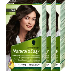 Schwarzkopf Natural&Easy 583 Frostig Mörkbrun 3-pack