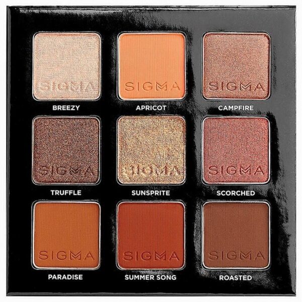 Sigma Beauty Eyeshadow Palette Fiery