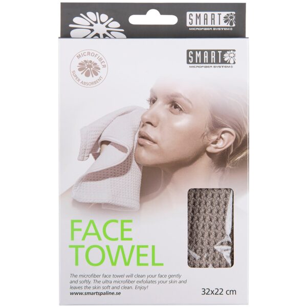 Smart Smart Spa Facetowel Grey