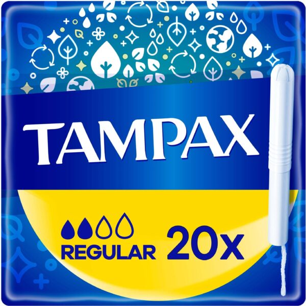 Tampax Regular Tampons With Cardboard Applicator