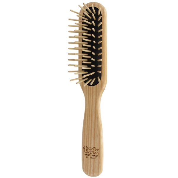 Tek Slim Rectangular Brush With Long Wooden Pins