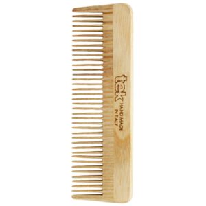 Tek Small Wooden Beard Comb With Fine Teeth