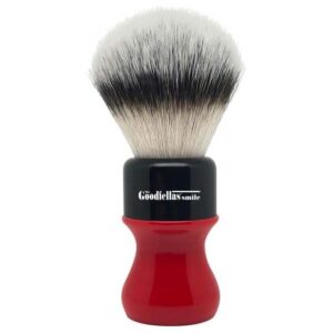 The Goodfellas&apos; Smile Synthetic Shaving Brush Red Evil 26 cm