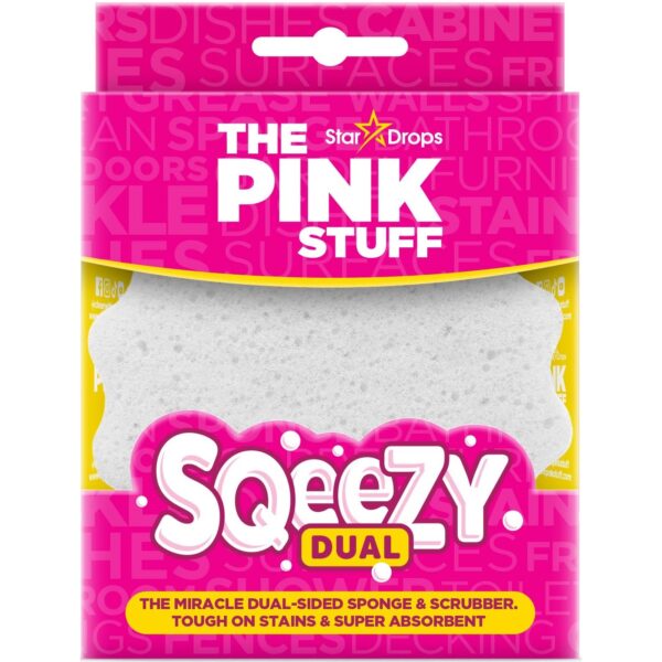 The Pink Stuff Squeezy Dual Scrub/Sponge