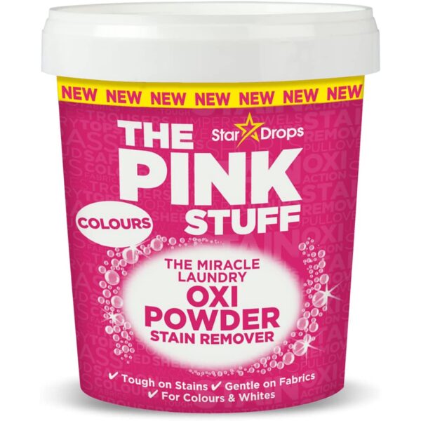 The Pink Stuff The Miracle Laundry Oxi Powder Stain Remover Colours 10