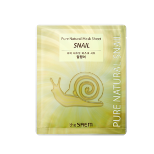 The Saem Pure Natural Mask Sheet (Snail) Mascarilla de Caracol 20 ml