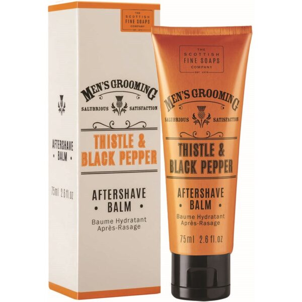 The Scottish Fine Soaps Thistle & Black Pepper Aftershave Balm  75 ml