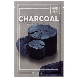 The Saem Natural Charcoal Mask Sheet Mascarilla Carbón 21 ml