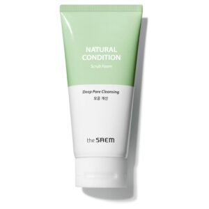 The Saem Natural Condition Scrub Foam [Deep pore cleansing] Exfoliante