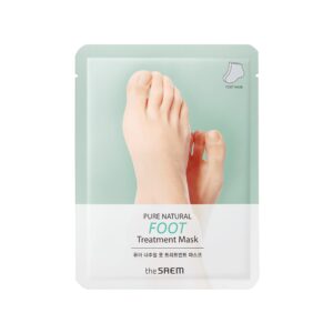 The Saem Pure Natural Foot Treatment Mask Mascarilla para Pies 16 g