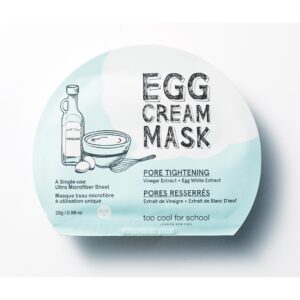 Too Cool For School Egg Cream Mask Pore Tightening 28 g