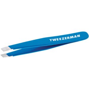 Tweezerman Mini Slant Tweezer Bahama Blue