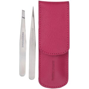 Tweezerman Petite Tweeze Set Pink Case