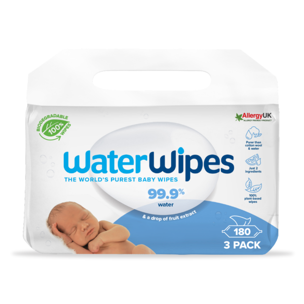 Water Wipes Biodegradable BabyWipes 180 stk