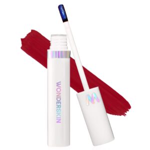 Wonderskin Wonder blading lip stain & go Divine (burgundy red)