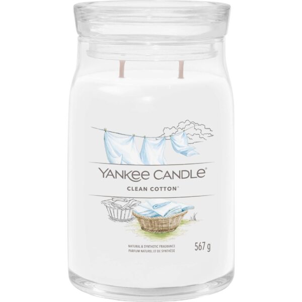 Yankee Candle Clean Cotton Signature Jar Large