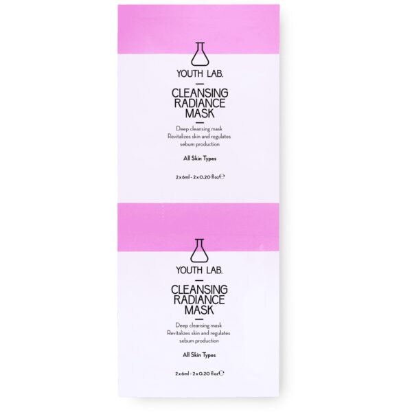 Youth Lab Cleansing Radiance Mask- Pack 2 Monodosis 12 ml