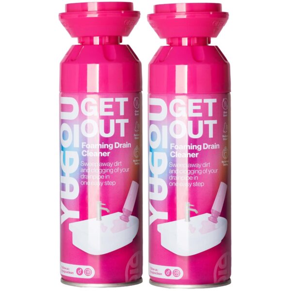 YUGOU Get Out Foam Drain Cleaner Duo