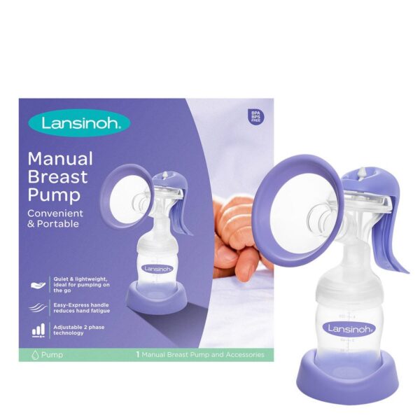 Lansinoh Manual Breast Pump including Accessories