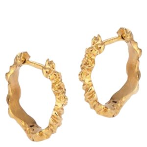 Sistie2ND Loops Creoles Gold Plated 12mm