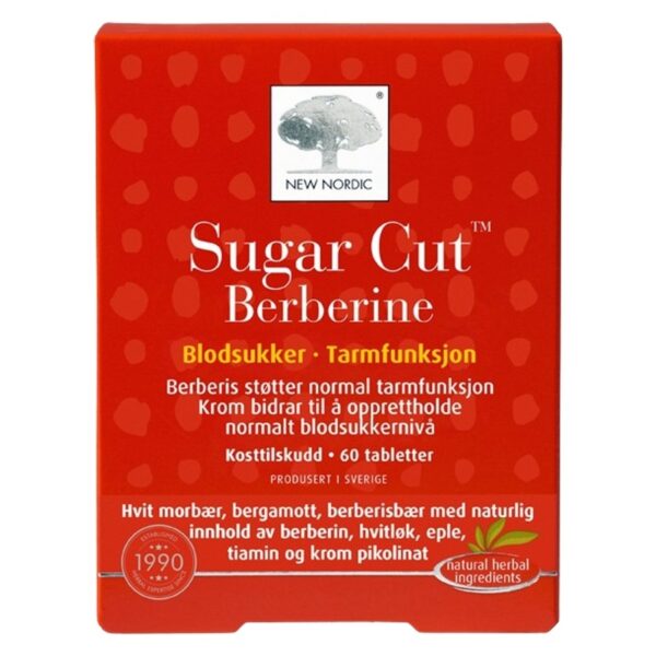 New Nordic Sugar Cut Berberine 60 pcs