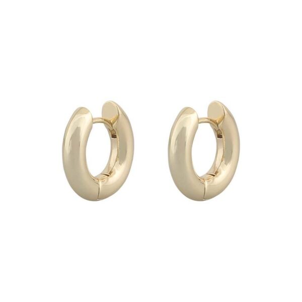 Snö Of Sweden Sevilla Ring Earring Plain Gold 17mm